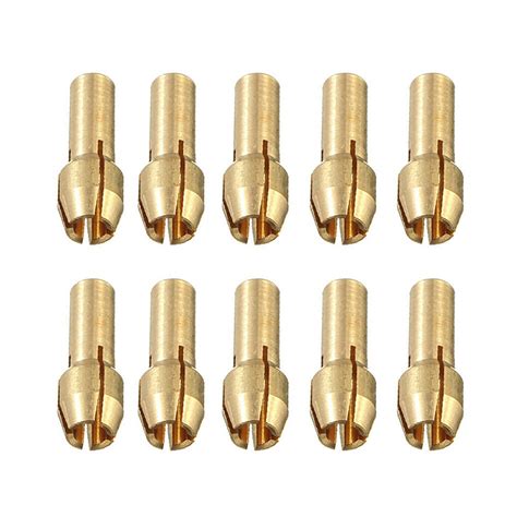 12PCS Brass Drill Chucks Collet Bits 0 5 3 2mm For Dremel Rotary Tool