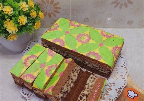 Resep Trio Chocomoca Batik Cake Oleh Pawon Puri Cookpad