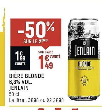 Promo Bi Re Blonde Vol Jenlain Chez Vival Icatalogue Fr