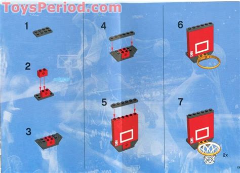 Lego 3431 Streetball 2 Vs 2 Instructions And Parts List