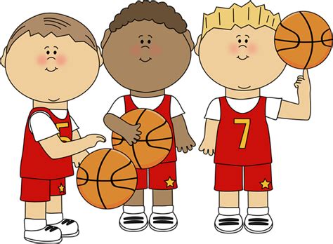 Kids Basketball Clip Art