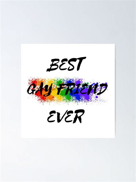 Póster El mejor amigo gay de todos los tiempos Salpicadura de color