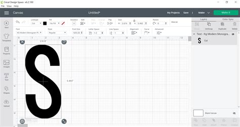 How to Make a Split Monogram on Cricut Design Space ⋆ Dollar Crafter