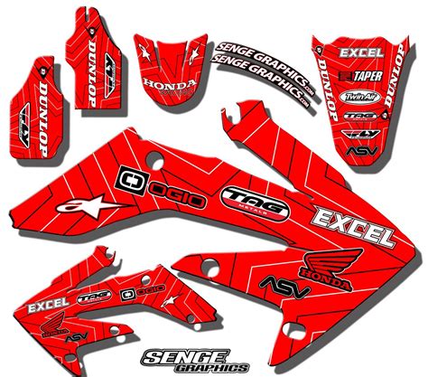 1996 1997 1998 1999 2000 2001 2002 CR 80 GRAPHICS HONDA CR80 DECO ...