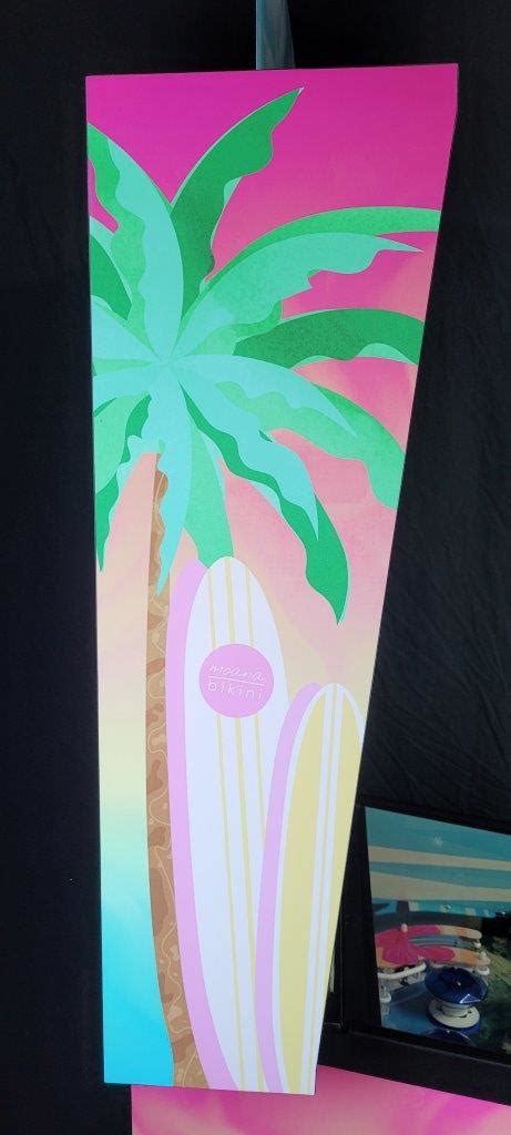 Moana Bikini Swimwear Custom Pinball Game Custom Branded Pinball PROMOTIONAL MARKETING