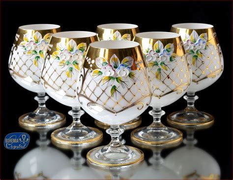 Бокалы из чешского хрусталя | Bohemian glass, Crystal glassware ...