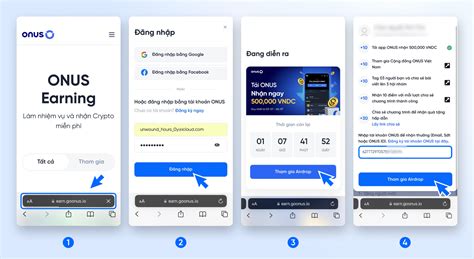 Hướng dẫn tham gia Airdrop Tải ONUS Nhận ngay 500 000 VNDC
