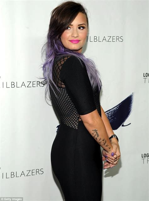 Demi Lovato Crams Her Curves Into Figure Hugging Black Dress For Gay Marriage TV Special Daily
