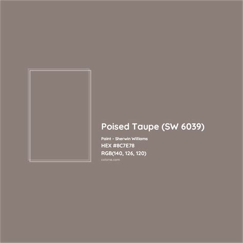 Sherwin Williams Poised Taupe Sw Paint Color Codes Similar