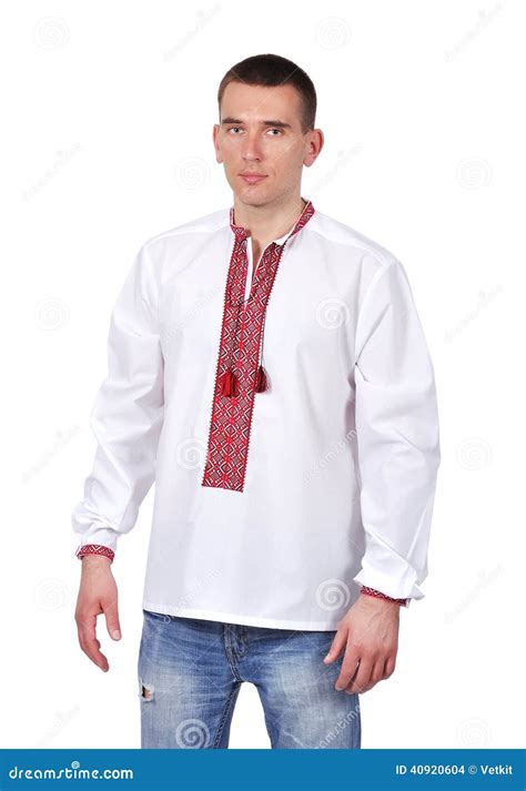 Gay En Camisa Bordada Foto De Archivo Imagen De Tnico