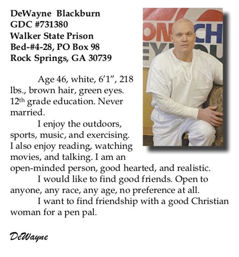 Inmate Pen Pals