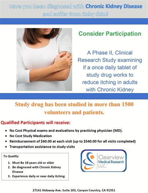 Chronic Kidney Disease and Pruritus (Itching) - Santa Clarita CA