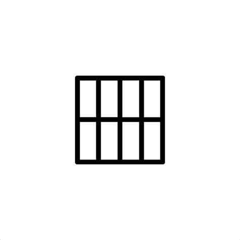 Prison Bars Jail Cell Line Drawing 66934694 Vector Art at Vecteezy