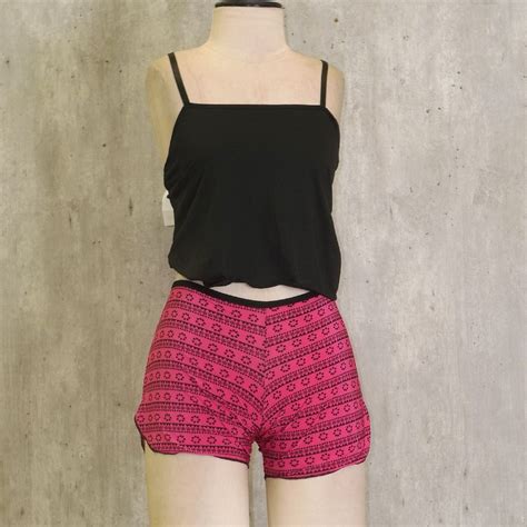 Conjunto Baby Doll Preto E Rosa Lingerie Feminina Art Intima Nunca Usado Enjoei