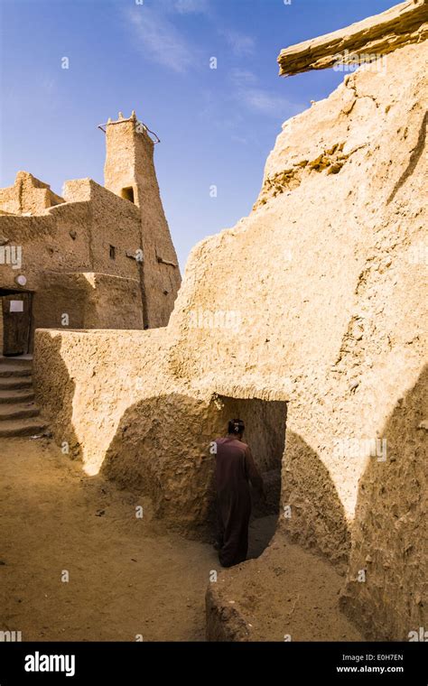 Shali Fort Mosque Siwa Oasis Egypt Stock Photo Alamy