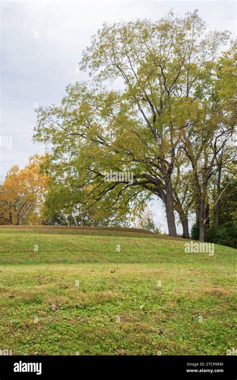 The Serpent Mound State Memorial Effigy Mound In Peebles Ohio Stock