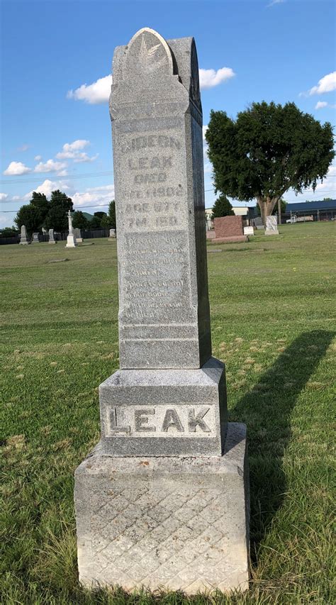 Gideon Leak (1844-1902) - Mémorial Find a Grave