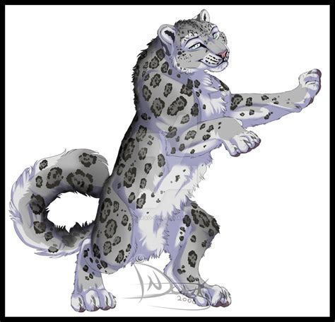 Commission - Snow Leopard by pharao-girl on DeviantArt