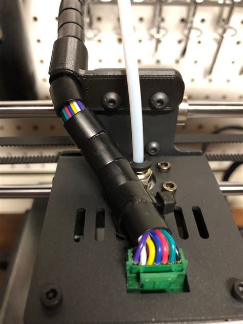 Free STL File Anycubic I3 Mega Hot End Cable Guide For Max Z Height 3D Printer Design To