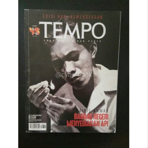 Jual Majalah Tempo Edisi Hari Kemerdekaan Chairil Anwar Shopee