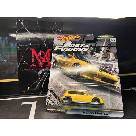 Hot Wheels 風火輪 HONDA CIVIC EG EG6 FAST FURIOUS 膠胎 蝦皮購物