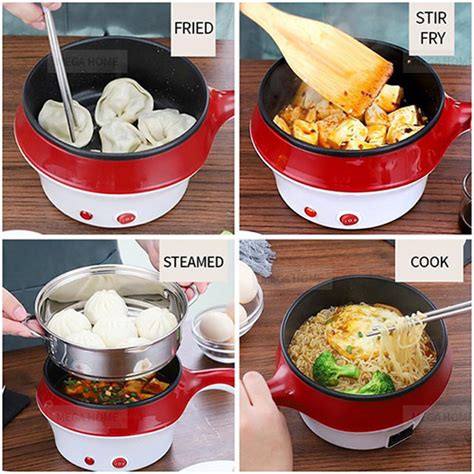 Electric Cooker Hot Pot Multifunction Steamer Frying Pan Ido Lk