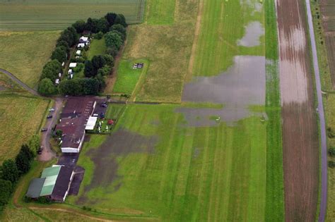 Rheinfelden Baden Aus Der Vogelperspektive Flugplatz Der