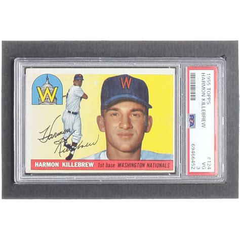 Harmon Killebrew 1955 Topps 124 RC PSA 3 Pristine Auction