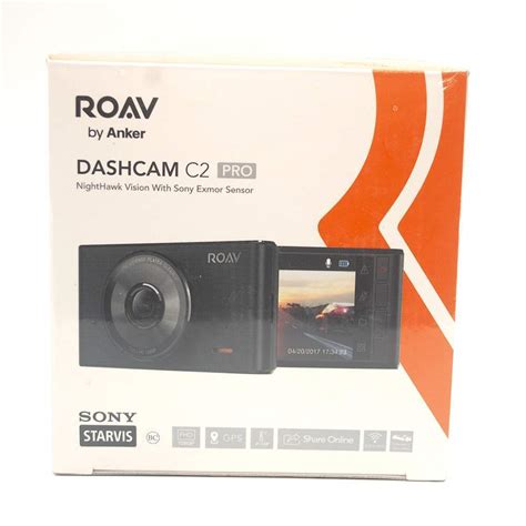 Sealed Roav By Anker Dash Cam C Pro R Black Gps Nighthawk App Sony