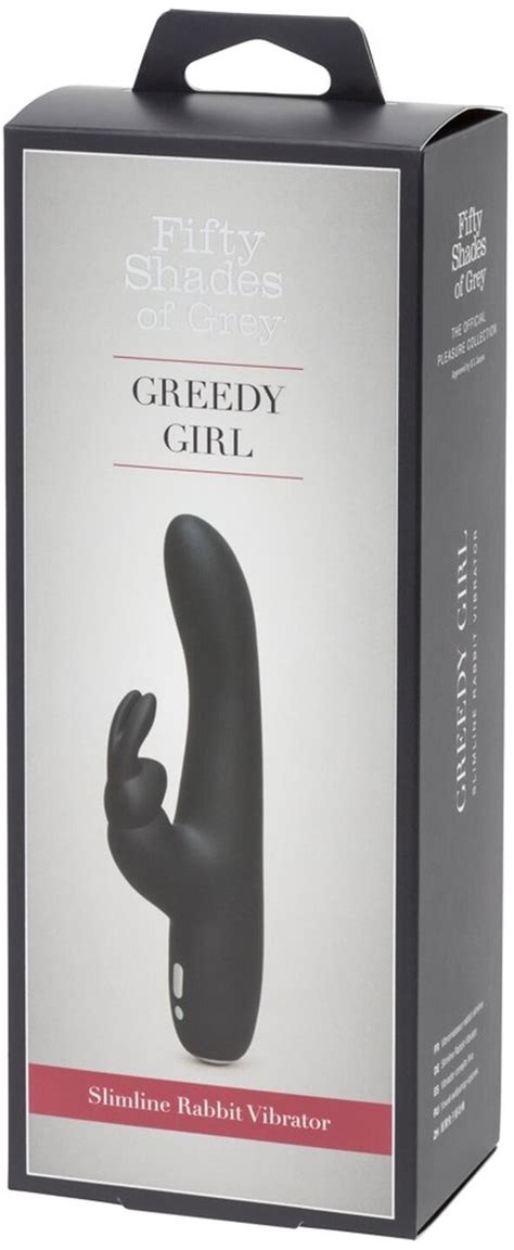 Fifty Shades Of Grey Greedy Girl Slimline Rabbit Vibrator Schwarz Ab 55