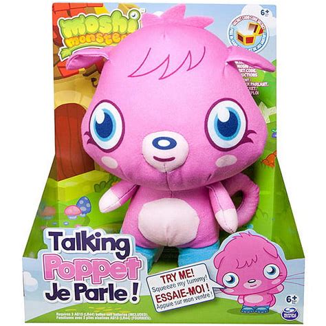 Moshi Monsters Talking Plush Toy Poppet Walmart