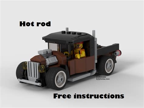 Lego Moc Hot Rod By Brickaa Rebrickable Build With Lego