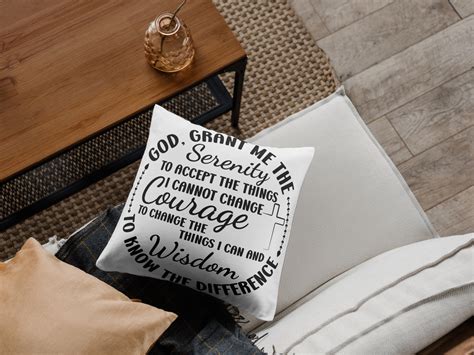 Serenity Prayer Svg Free Mockup Included Christian Cross Etsy