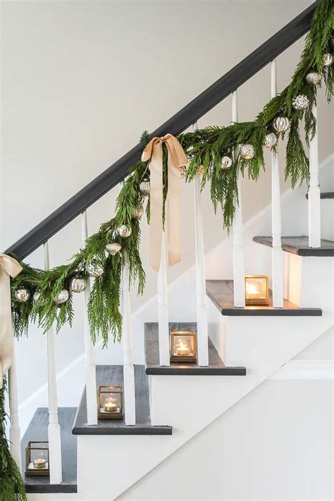 10 Ideas For Styling Garland Room For Tuesday Christmas Staircase