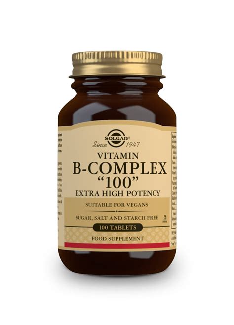 Solgar B 100 Complex 100 B Complex Vitamins Vita4you