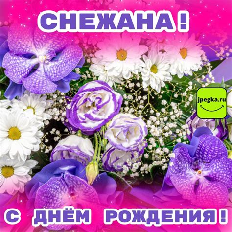 Открытки «Снежана, С Днём Рождения»: 50 картинок