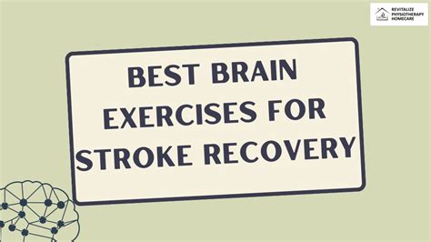 Ppt Best Brain Exercises For Stroke Recovery Powerpoint Presentation