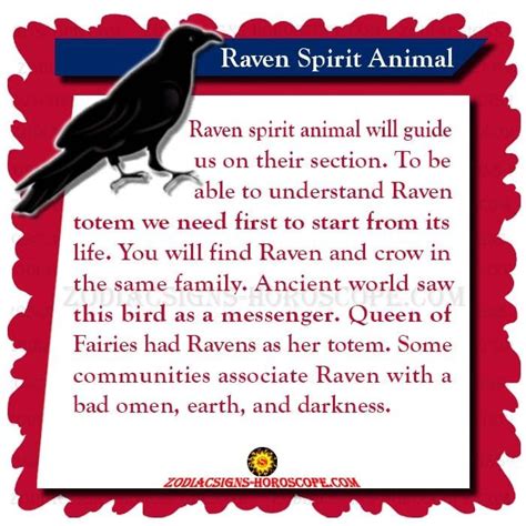 The Raven Spirit Animal Meaning Symbolism And Dream Of Raven Totem
