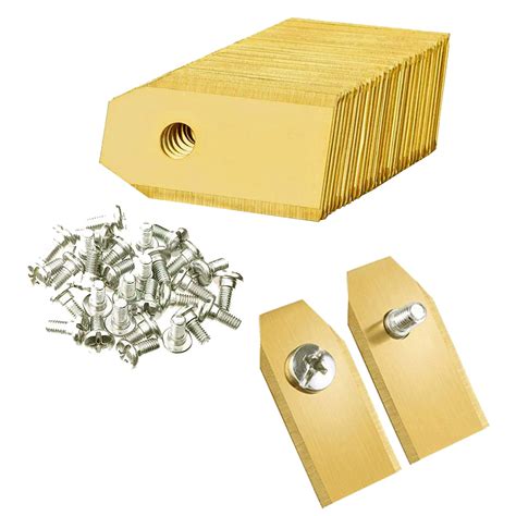 Outdoor Gardening Lawn Mower Blade Set Golden Tita... – Grandado