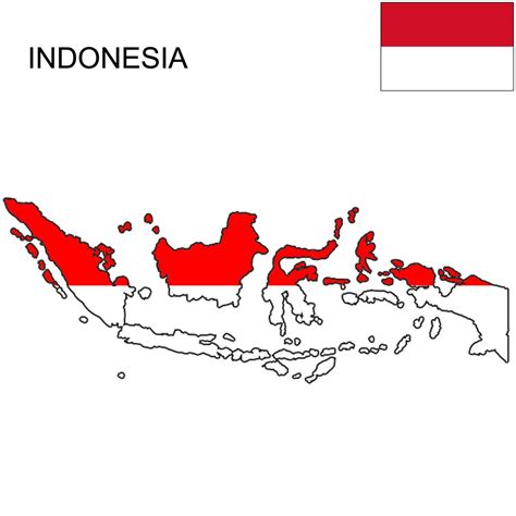 Fileflag Map Of Indonesia Svg Flag Map Indonesian Fla