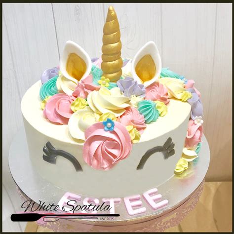 Unicorn Cake Singapore White Spatula