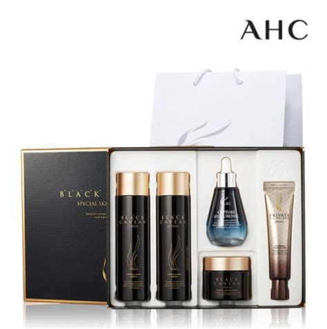 Buy AHC Black Caviar Special Skin Care Set (Toner + Lotion + Cream ...