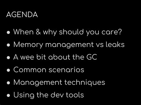 JS memory leaks - the good bad & the ugly | PPTX
