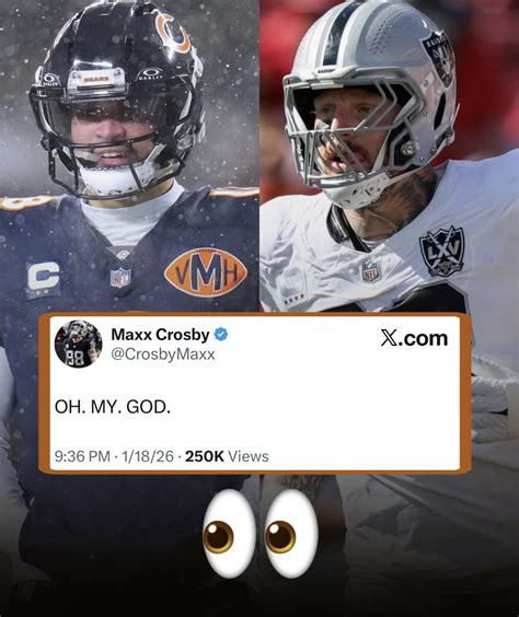 Maxx Crosby Was Loving What He Was Chicago Bears History Facebook