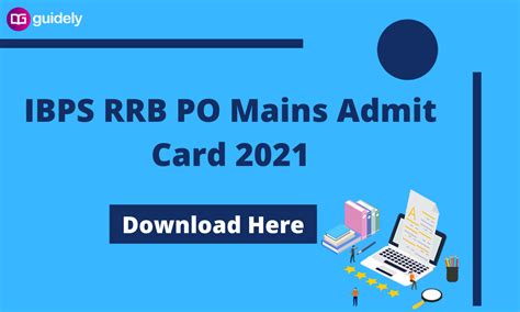 Ibps Rrb Po Mains Admit Card 2021 Out Download Here