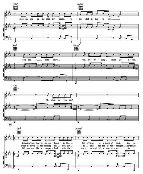 Dark Necessities By Red Hot Chili Peppers Sheet Music Meta Chords