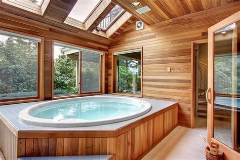 Sauna Steamroom Photo Gallery Hot Tub Room Indoor Hot Tub Home