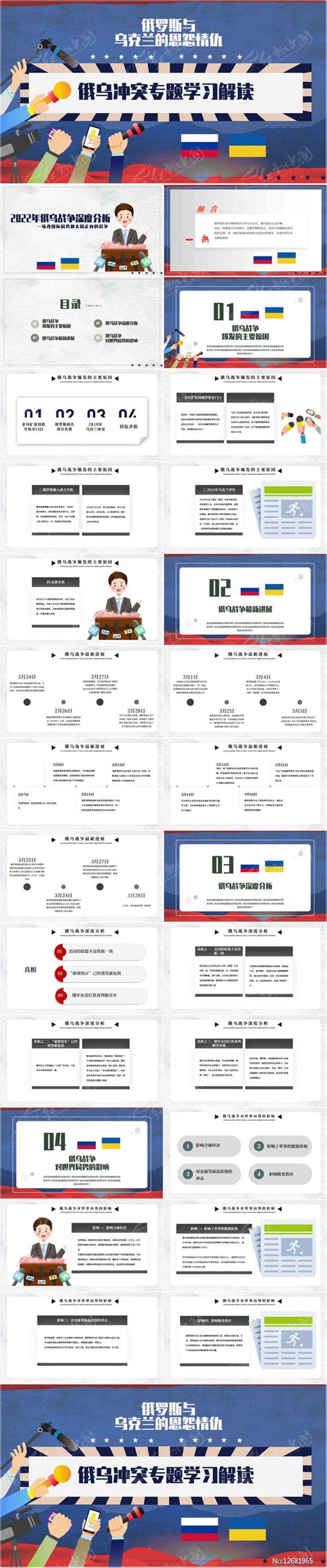 俄乌冲突专题学习解读ppt下载 红动中国