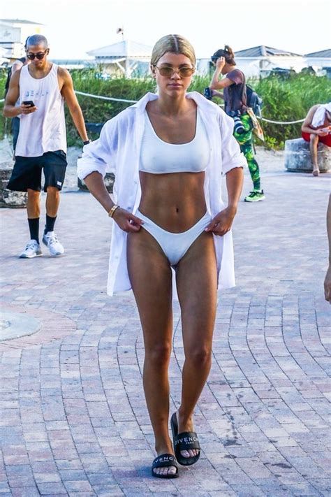 Sofia Richie In White Bikini At Beach In Miami 41 GotCeleb 41412 Hot