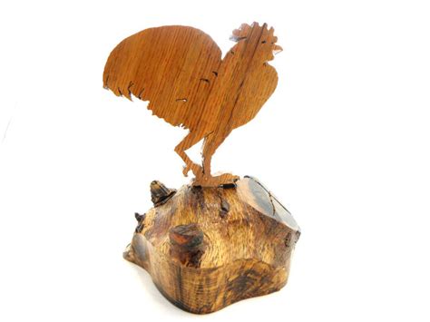 Rooster Sculpture Art Figurine Décor - Etsy